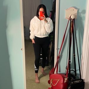 Black Mesh Reebok Leggings